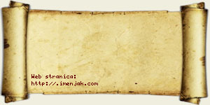 Valentina Debelnogić vizit kartica